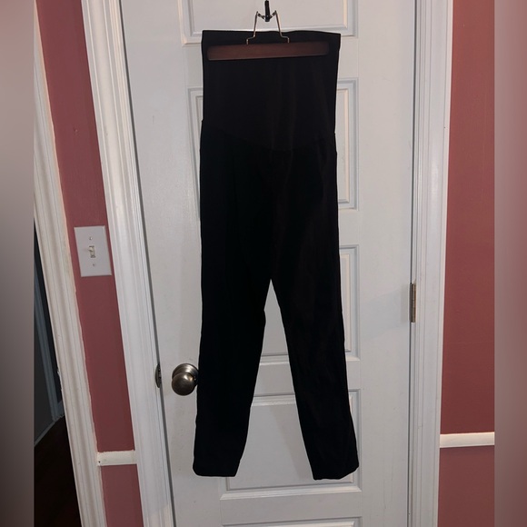 Motherhood Maternity Pants - Motherhood Maternity Black Full Panel Pants M